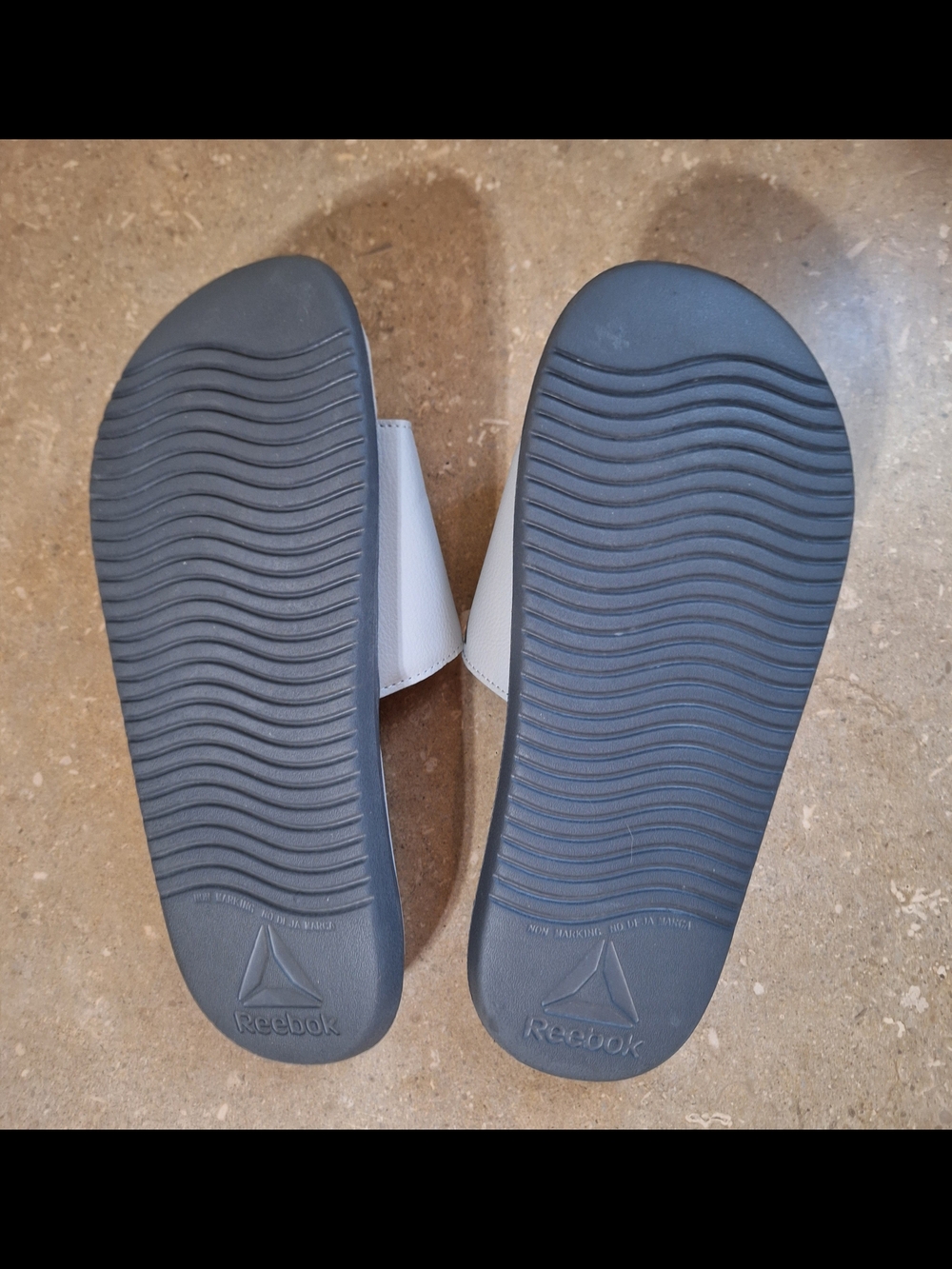 Reebok Gray and Orange Men's Slide Sandals. Like New. Sz 9. $10 - Picture 2 of 5